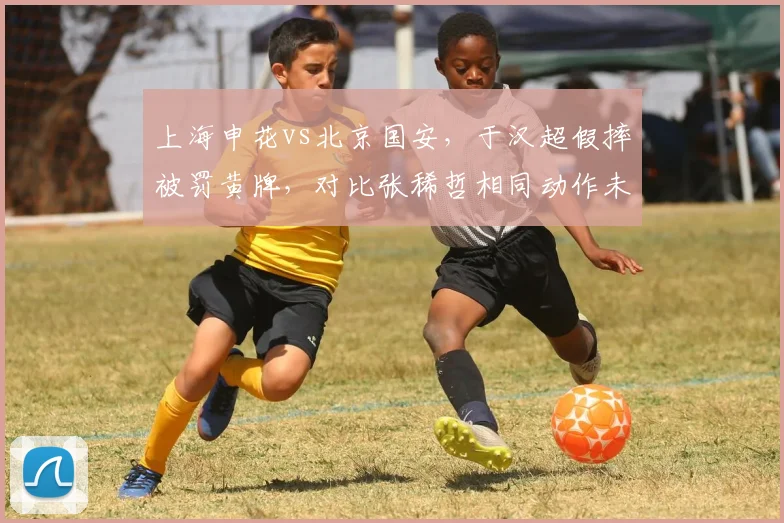 上海申花vs北京国安，于汉超假摔被罚黄牌，对比张稀哲相同动作未判引发争议